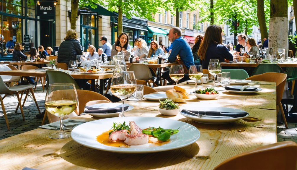 lunch options in marylebone