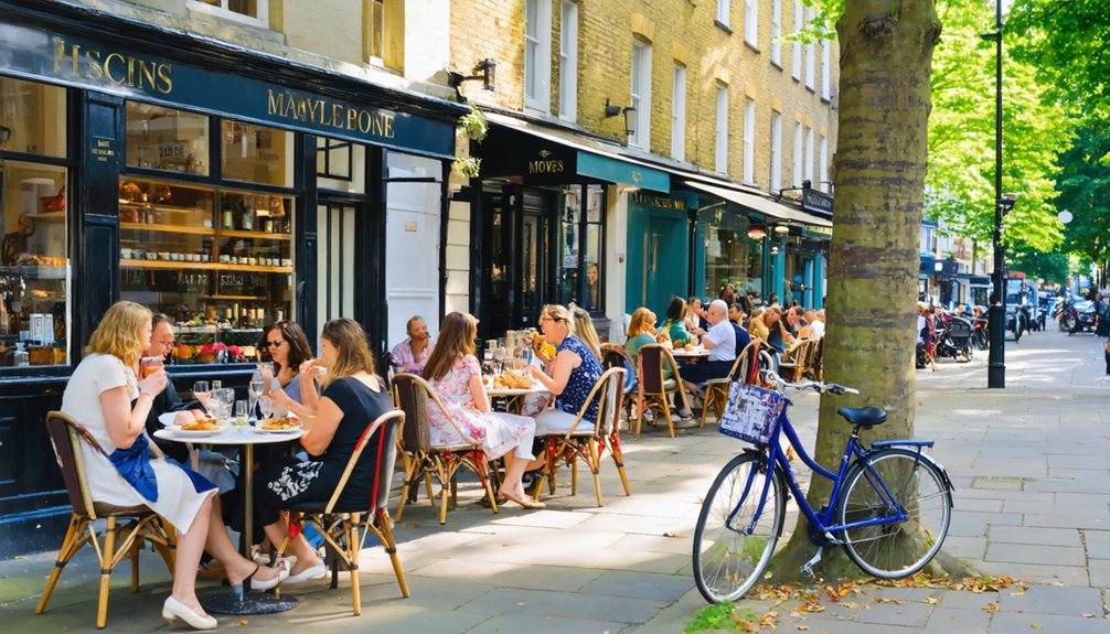 lunch options in marylebone