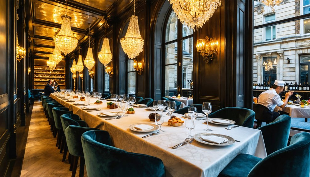 luxury dining experience london