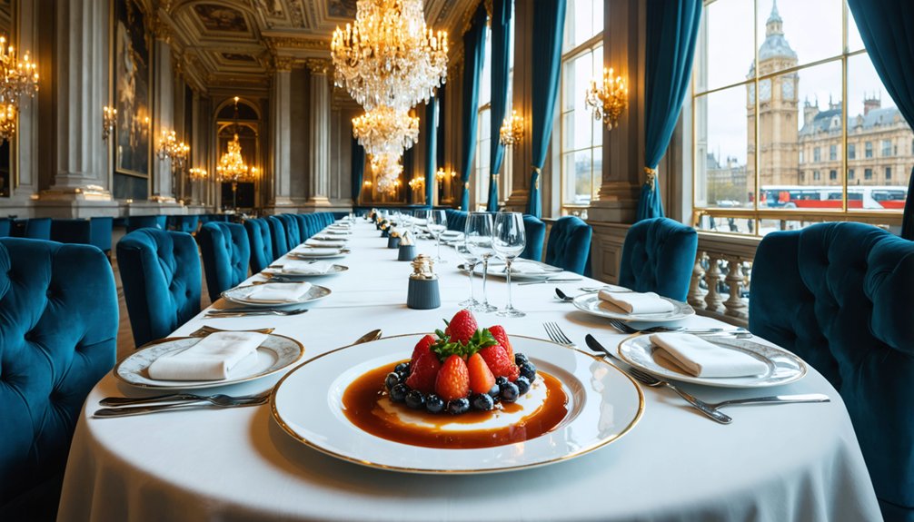 luxury dining experiences london