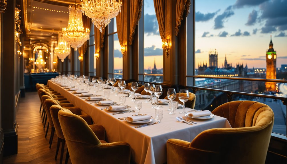 luxury dining experiences london