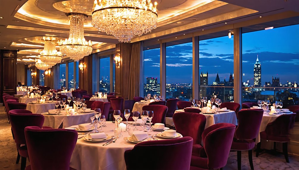luxury dining experiences london