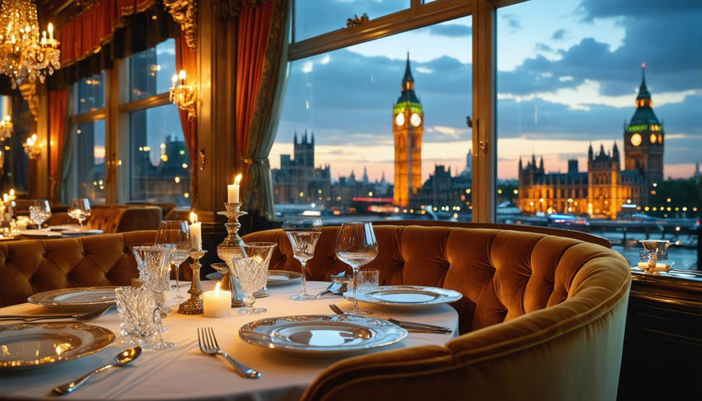 luxury dining in london