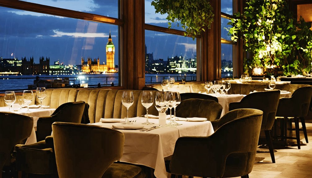 luxury dining in london