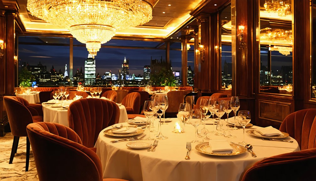 luxury dining in london