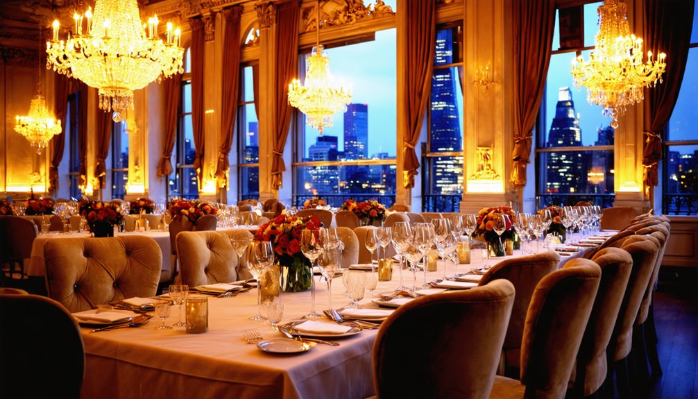 luxury dining in london