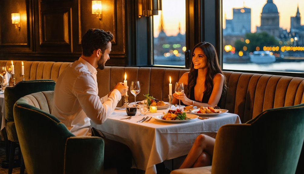 romantic dining at meraki