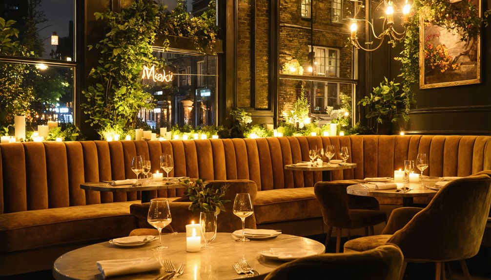 romantic dining at meraki