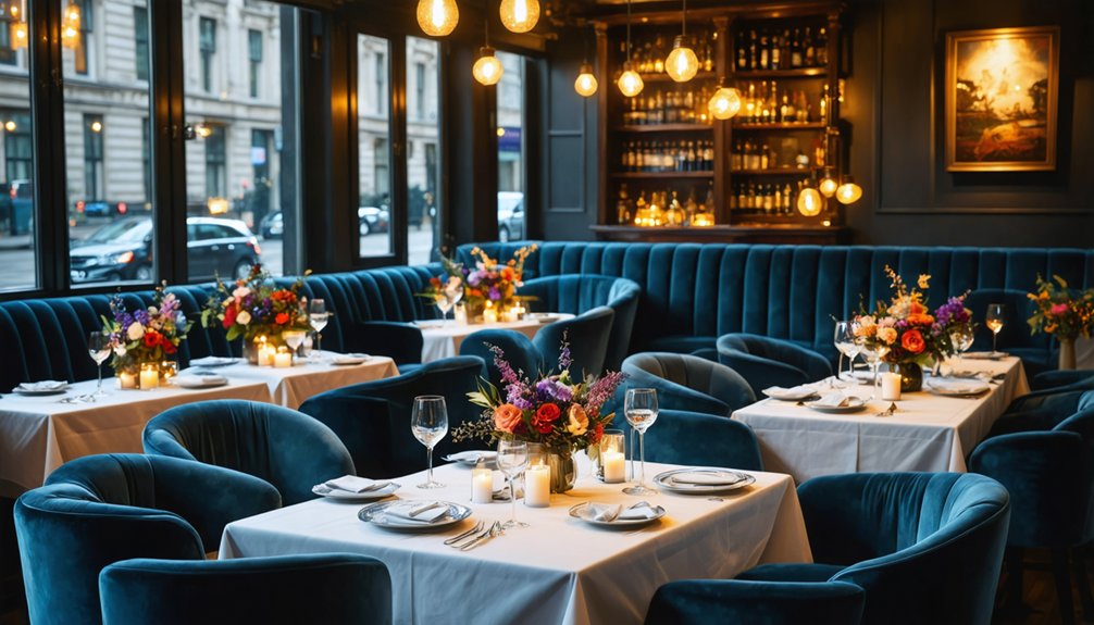 romantic dining experience london