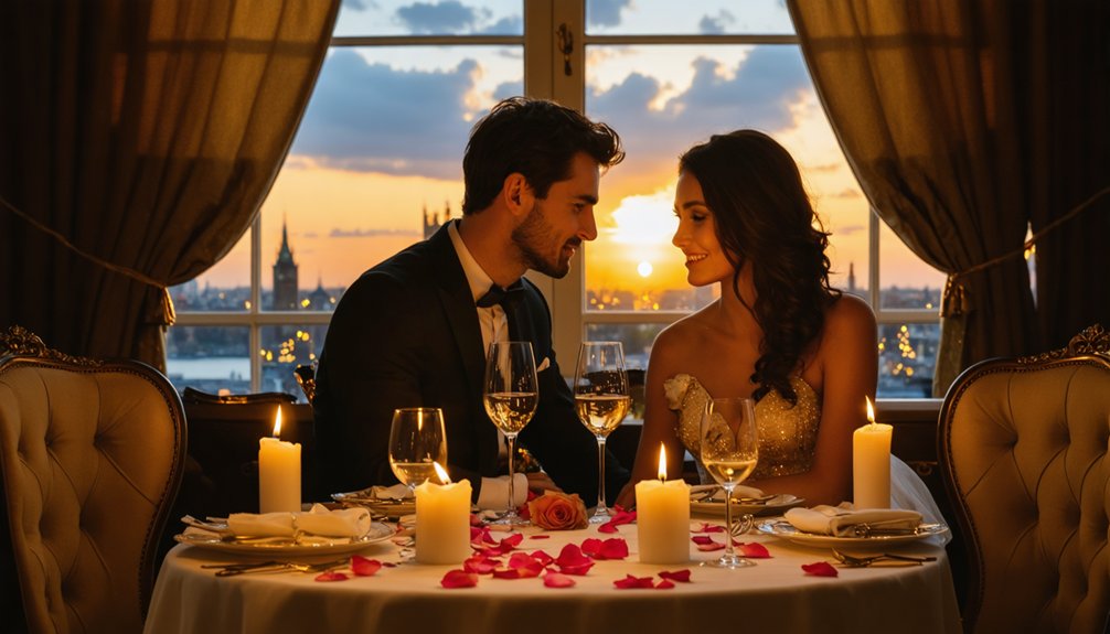 romantic dining experience london