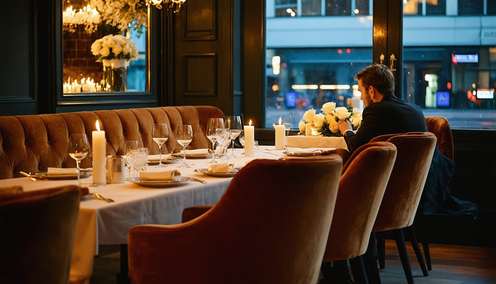 romantic dining experience london
