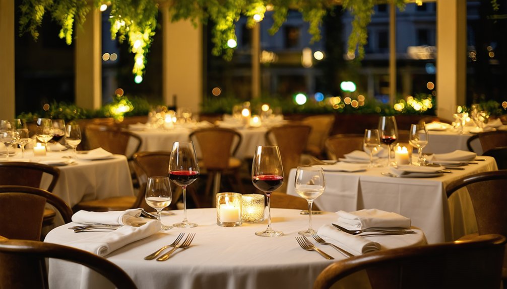 romantic dining in london