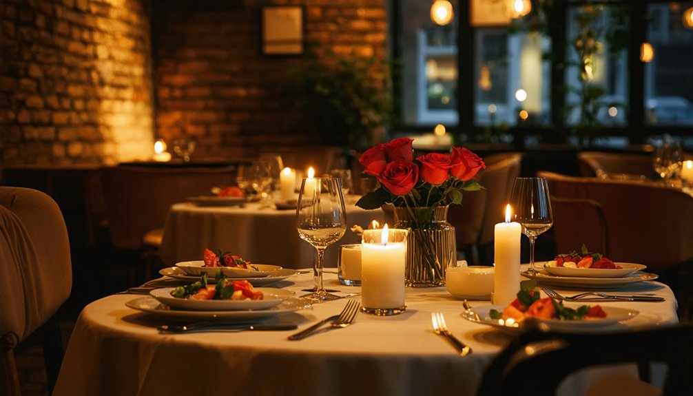 romantic dining in london
