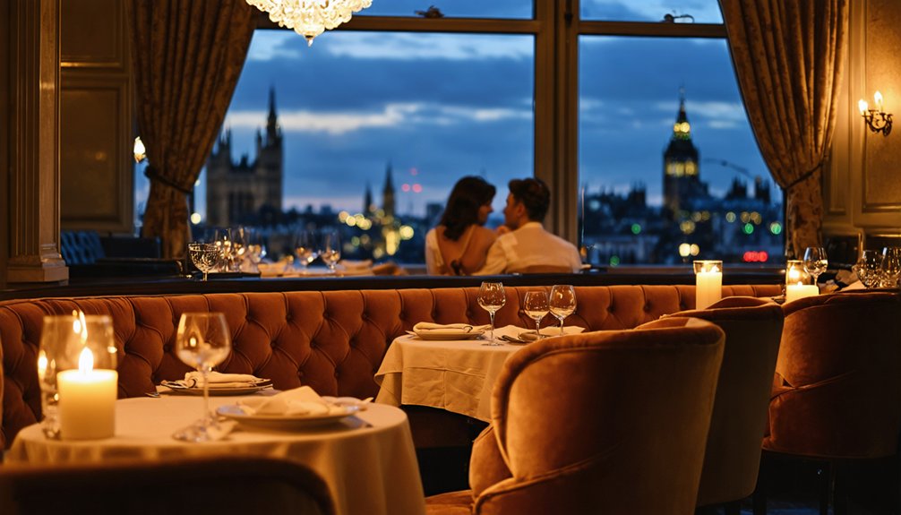 romantic dining in london