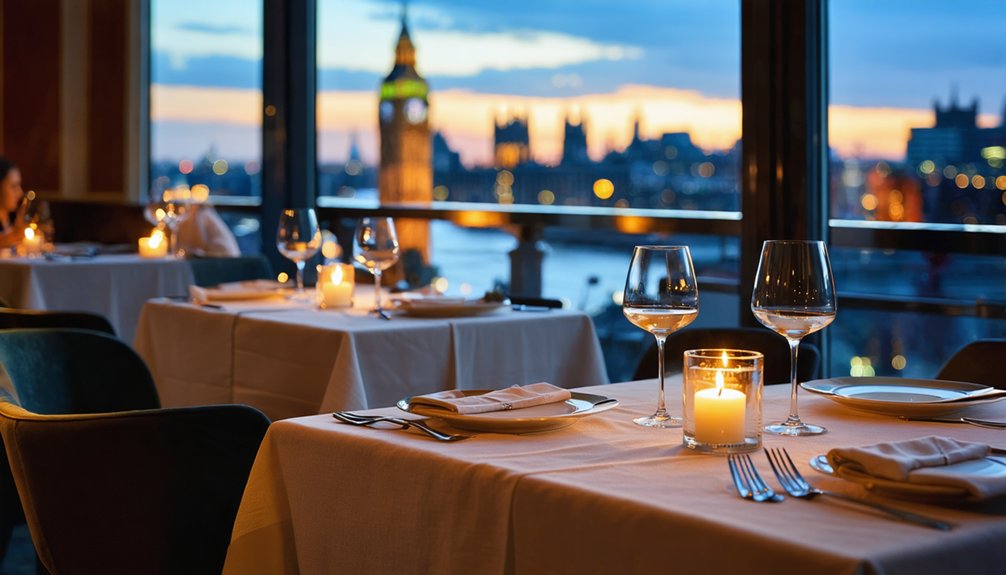 romantic dining in london