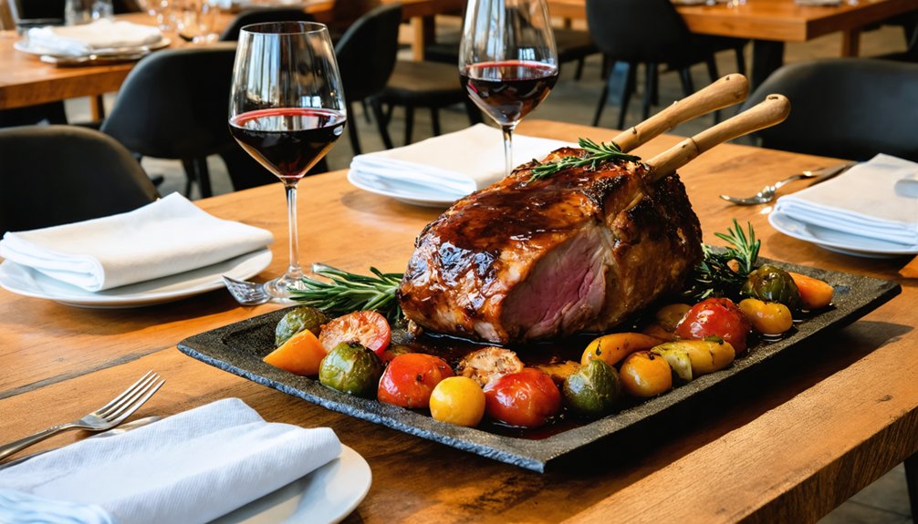 sunday roast at meraki