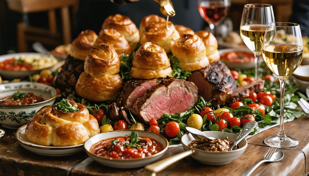 sunday roast at meraki