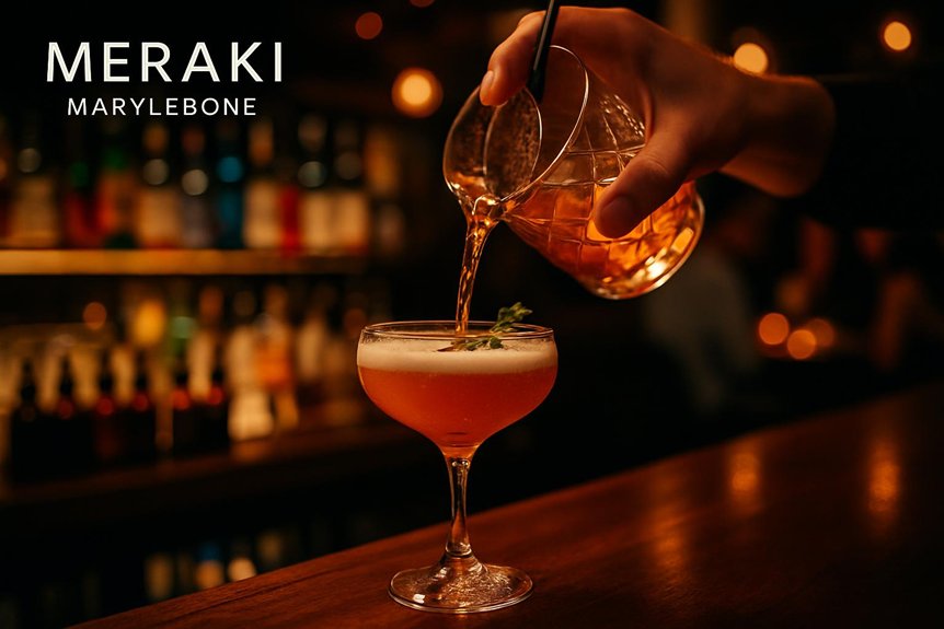 elegant marylebone cocktail lounge