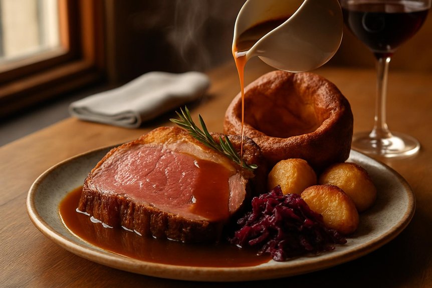 london sunday roast dining