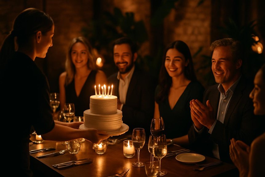luxurious london birthday dining