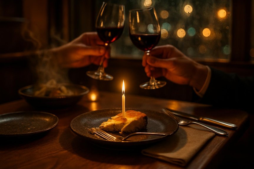 luxurious london birthday dinner
