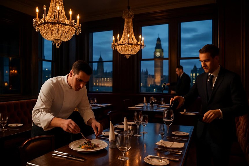 luxury dining experiences in london