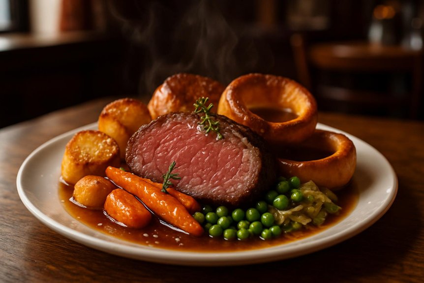 traditional london sunday roast