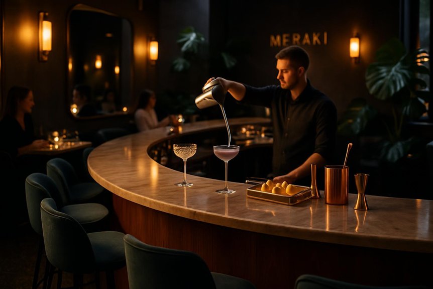 contemporary marylebone cocktail venue