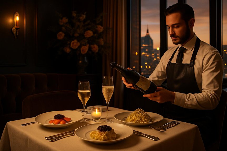 elegant gourmet dining experience