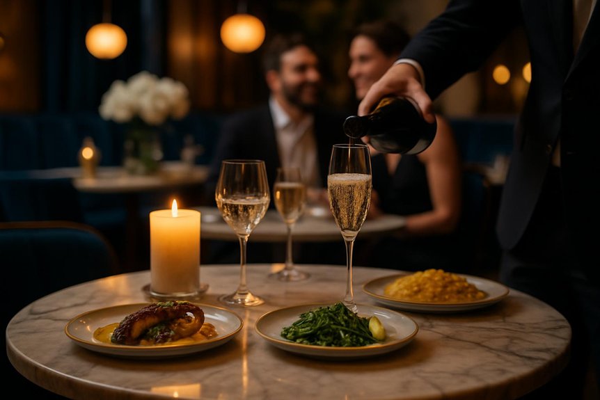 elegant london dining experience