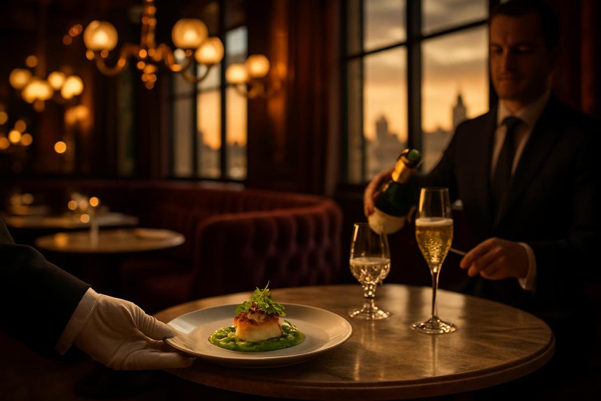 luxurious london dining experience