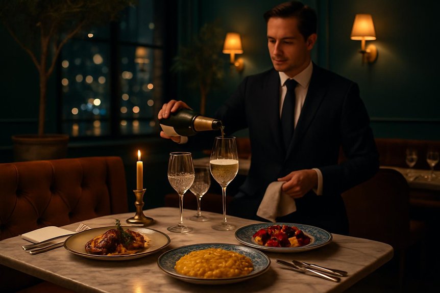 luxury dining for celebrations