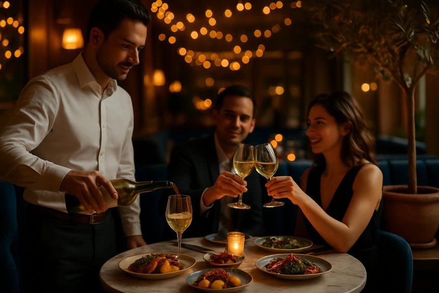 luxury dining for celebrations