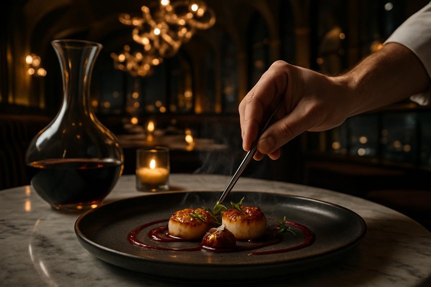 luxury london art dining