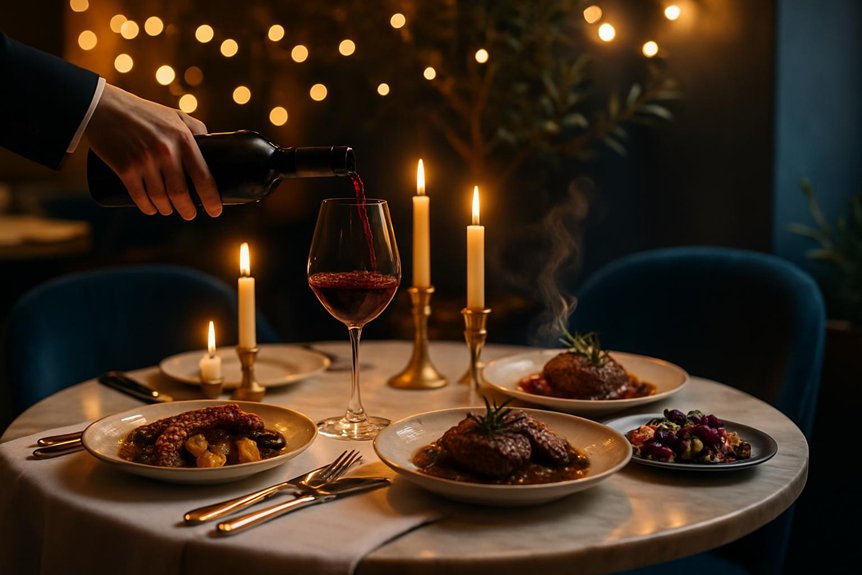 luxury london celebration dining