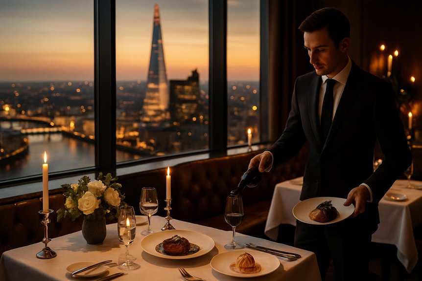 luxury london dining experience