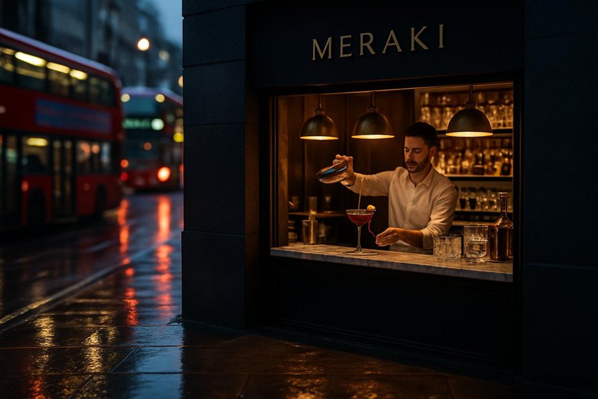 meraki transforms oxford street cocktails