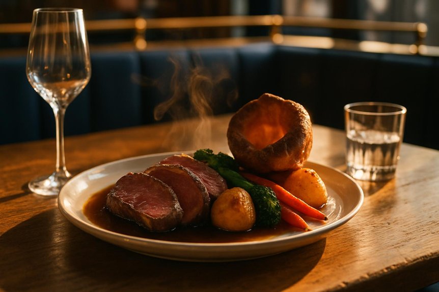 sunday roast at meraki