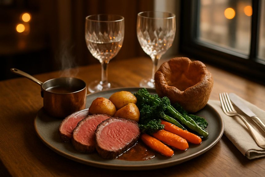sunday roast at meraki