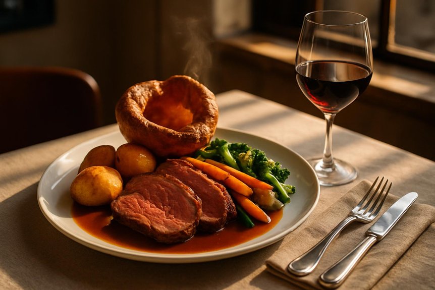 sunday roast at meraki