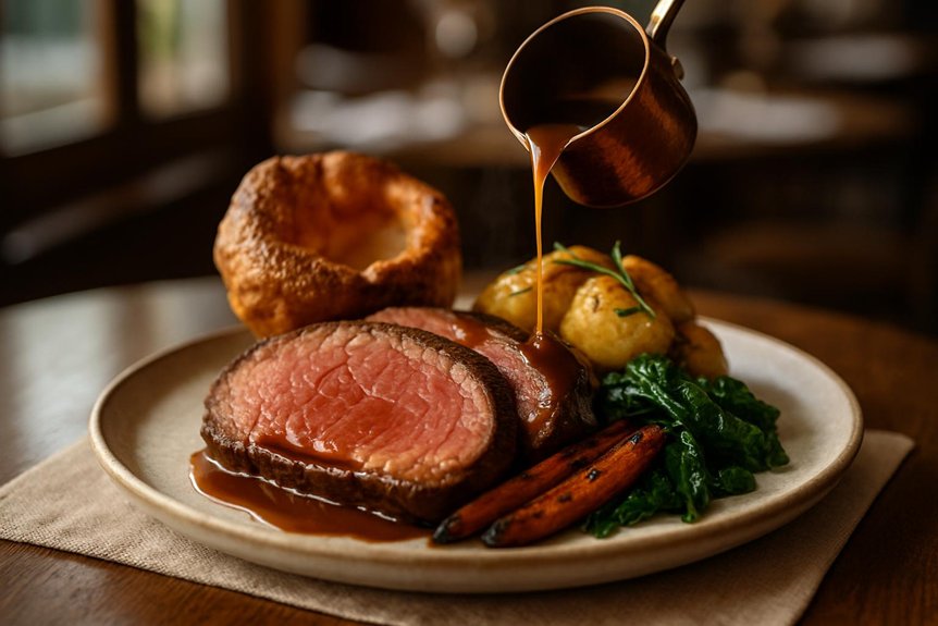 sunday roast at meraki