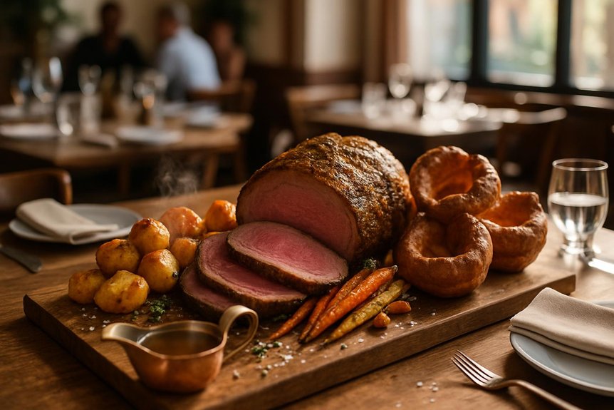 sunday roast at meraki