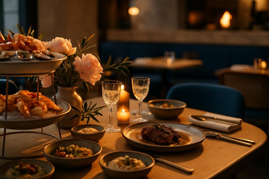 celebration dining at meraki